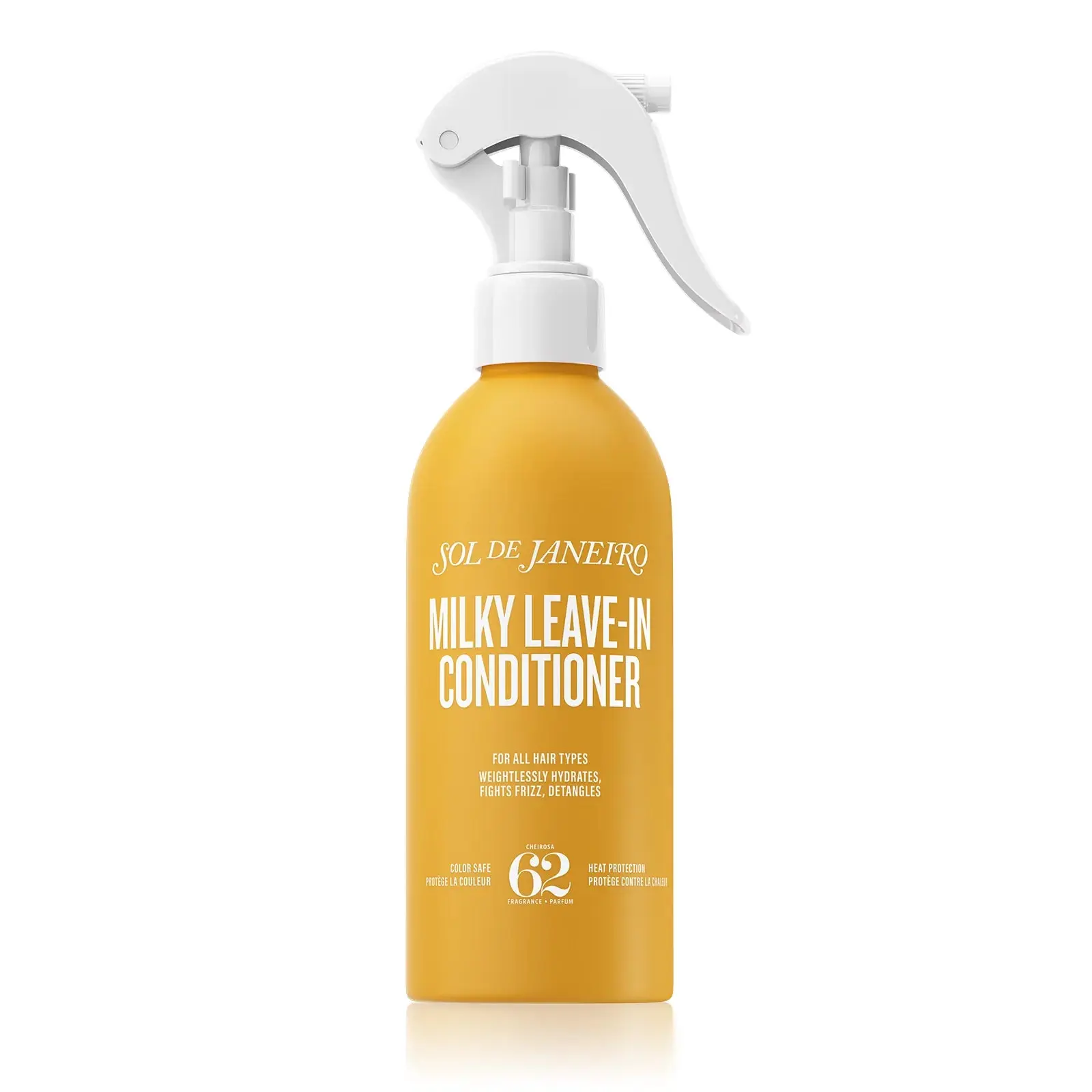 Sol de Janeiro Brazilian Joia Milky Leave-In Conditioner - Weightless Hydration for Dry Hair, Detangles, Fights Frizz, Repairs Split Ends, Protects Against Heat Damage. With Notes of Pistachio, Salted Caramel, and Vanilla.