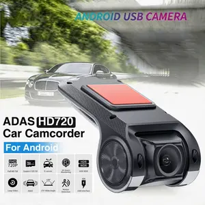 High-Definition Car Dvr Camera, Adas Driving Assistance Video Function, 720p Resolution, USB Interface, Supports TF Card Storage, Voice Prompt Feature