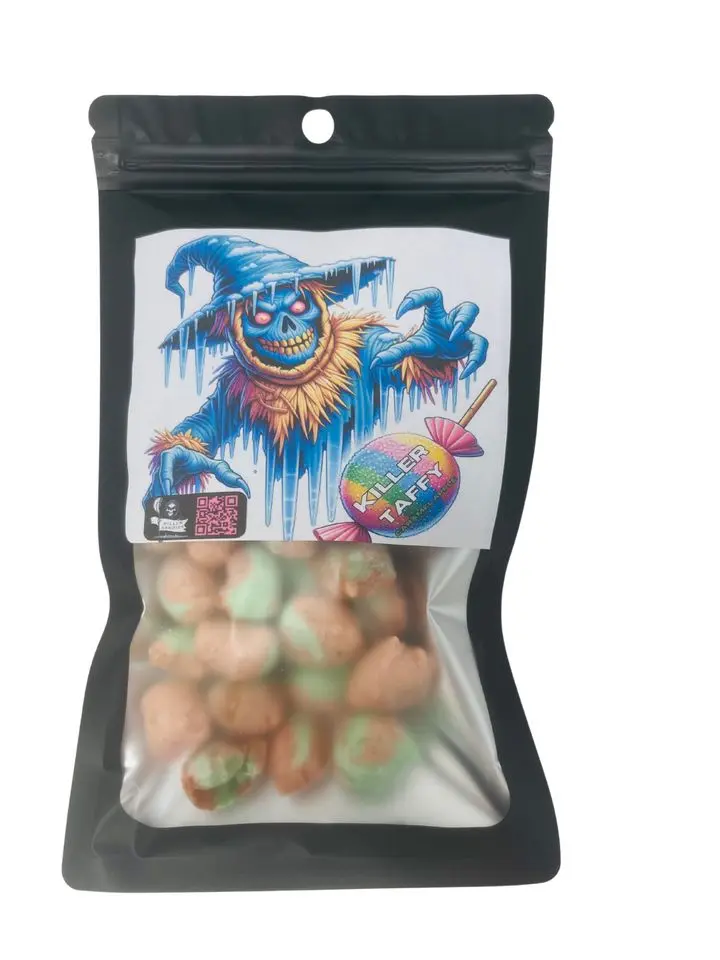 Killer Kandies Freeze Dried Caramel Apple KILLER TAFFY, 2 oz (Free Shipping!)