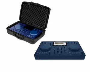 AlphaTheta OMNIS-DUO Portable Battery-Powered All-in-One DJ System with Bluetooth + Odyssey Eva Case with Cable Compartment
