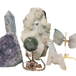 Intuitively Chosen Crystal Collection Bundle - Metaphysical Home Decor -  Unique Gift Idea