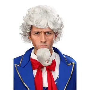 Uncle Sam Wig and Beard Kit