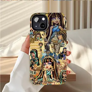 Iconic Monster High Characters Mobile iPhone Case for iPhone 17. Dual - Layer Shockproof PBT + TPU Mobile Case, Compatible with iPhone 17/16/15/14/13/12/11 Pro Max/Plus