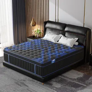 12/14-Inch Twin Full Queen King Memory Mattress with Independent Springs, Provides Pressure Relief, Motion Isolation and Edges Support, Medium Firmness, Breathable , 100 Trials, Spring Mattress in a box ,Gel infuse memory foam