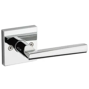 Kwikset 91570-027 Montreal Square Half-Dummy Lever, Polished Chrome