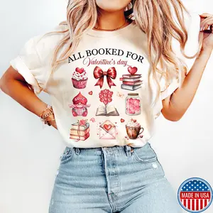 All Booked for Valentines , Teacher Valentine , Valentine Coquette , Book Lover Shirt , Bookish , XOXO , Love Tshirt