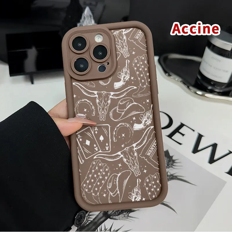 Western Dreamscape Printed Dropcushion TPU Resin Cellphone Case - Durable Casing, Soft TPU Grip, Smooth Matte Finish, Full Lens Guard, Handheld Devices Protection for iPhone 17 Pro Max,16 Plus,15,15 Plus,14,13,12,11,Air,E - Mobile Phone Accessory for Boys