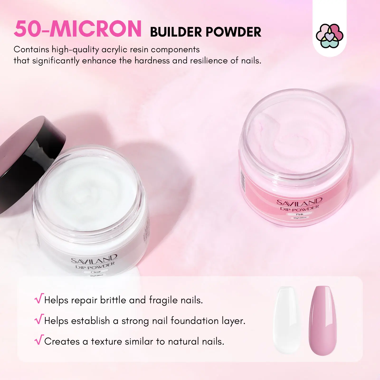 2 pcs 1.06oz Nail Repair Kit for Damaged Nails