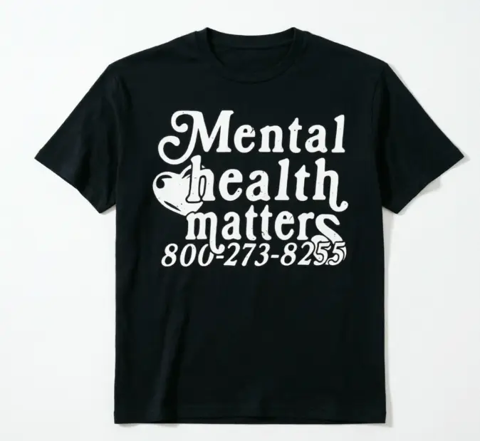 Women's 100% Cotton Short-Sleeve Vintage Letter Graphic Crop Tee - Unisex Black, Anxiety Awareness, Self-Healing Empowerment, Summer Comfort, Fashion Apparel, Good Graphic Shirts