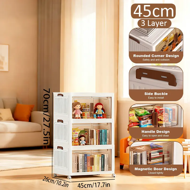 45CM/17.7in (Total 3 layers)