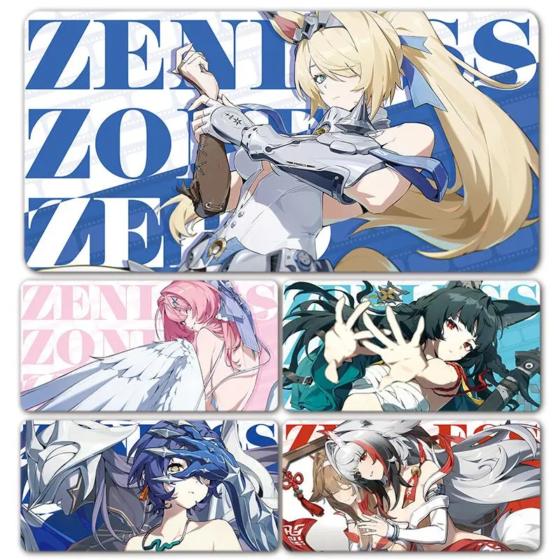 New Design Zenless Zone Zero Mouse Pad  Ye Shunguang Remielle Sigrid XXL Large Mousepad Keyboard Pad Desk Mat Keyboard Mats