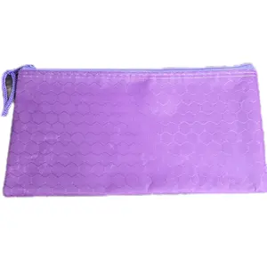 Vinyl Pencil Bags - Purple, Durable, and Convenient for School and Office Use