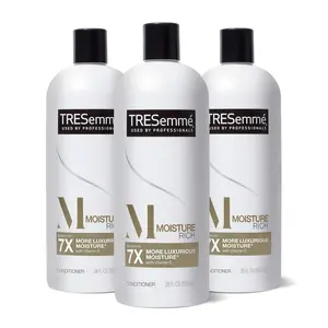 TRESemmé Conditioner Moisture Rich 3 Count for Dry Hair Professional Quality Sal