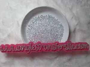 3mm Diamond Snowglobe Tumbler Filler – Clear | Sparkle Flow