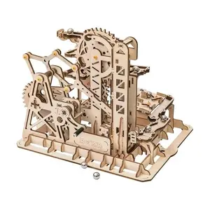 3D marble run & climbing building model set