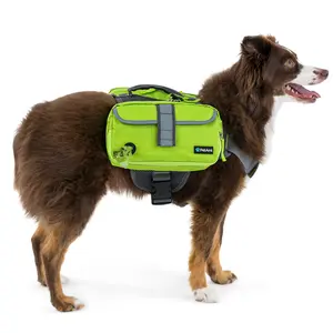PetAmi Dog Backpack for Medium & Large Dogs, Saddle Bag for Dogs to Wear for Hiking, Pet Backpack Harness Dog Pack with Reflective Safety Side Pockets for Travel Walking Running Camping Training
