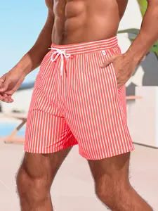 Men's Beach Shorts Trunks Shorts Casual Fitted Design Summer Fashion Comfortable Stylish Daily Wear Versatile Clothing Item