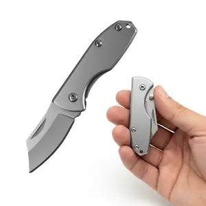 Mini Folding Pocket Knife, EDC Tiny Package Knife, KeyUnity, Stainless Steel, Ultra Compact and Lightweight for Daily Carry tools and gadgets,Father's Day Gift,navajas para hombres trabajo