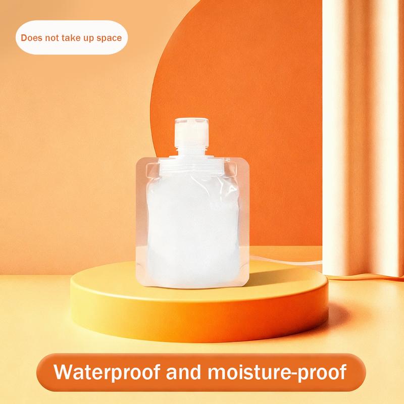 Transparent Portable 21-Piece Travel Containers Set for Lotion Shower Gel Shampoo Facial Cleanser Leak-Proof TSA Compliant Travel Toiletries with 3 Sizes & Labels