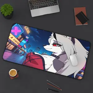 Loona Hellhound Collector's Edition Mousepad - Seamless Surface Gaming Mat featuring Helluva Boss Star