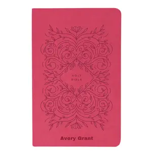 Custom NLT Pink Standard Size Personalized Holy Bible Medium Print | Vine - Tiktok