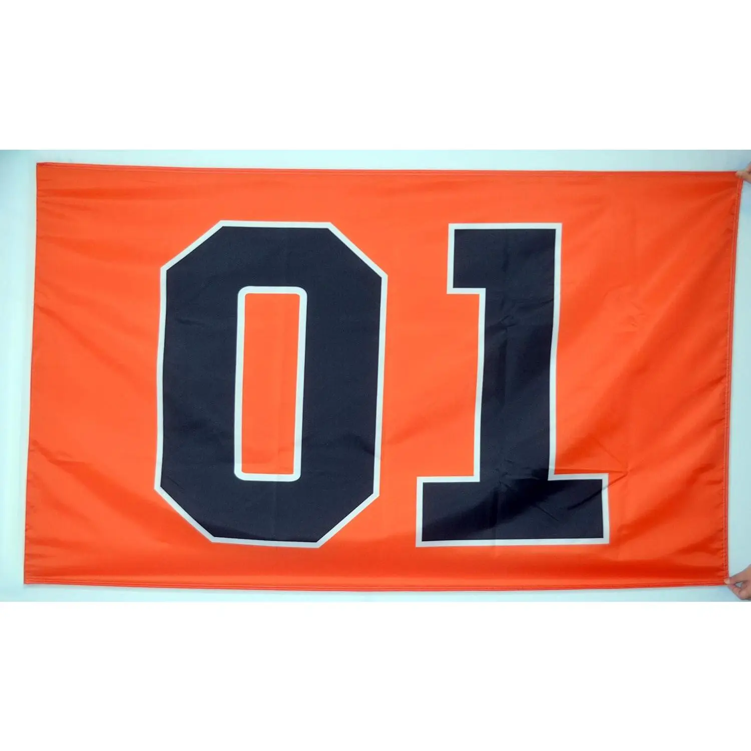 General Lee #01 Dukes Of Hazzard Flag Hangable Light Cotton-Linen Tapestry Wall Art, Decorative Coastal Cool Room Decor for Living Rooms & Dormitories