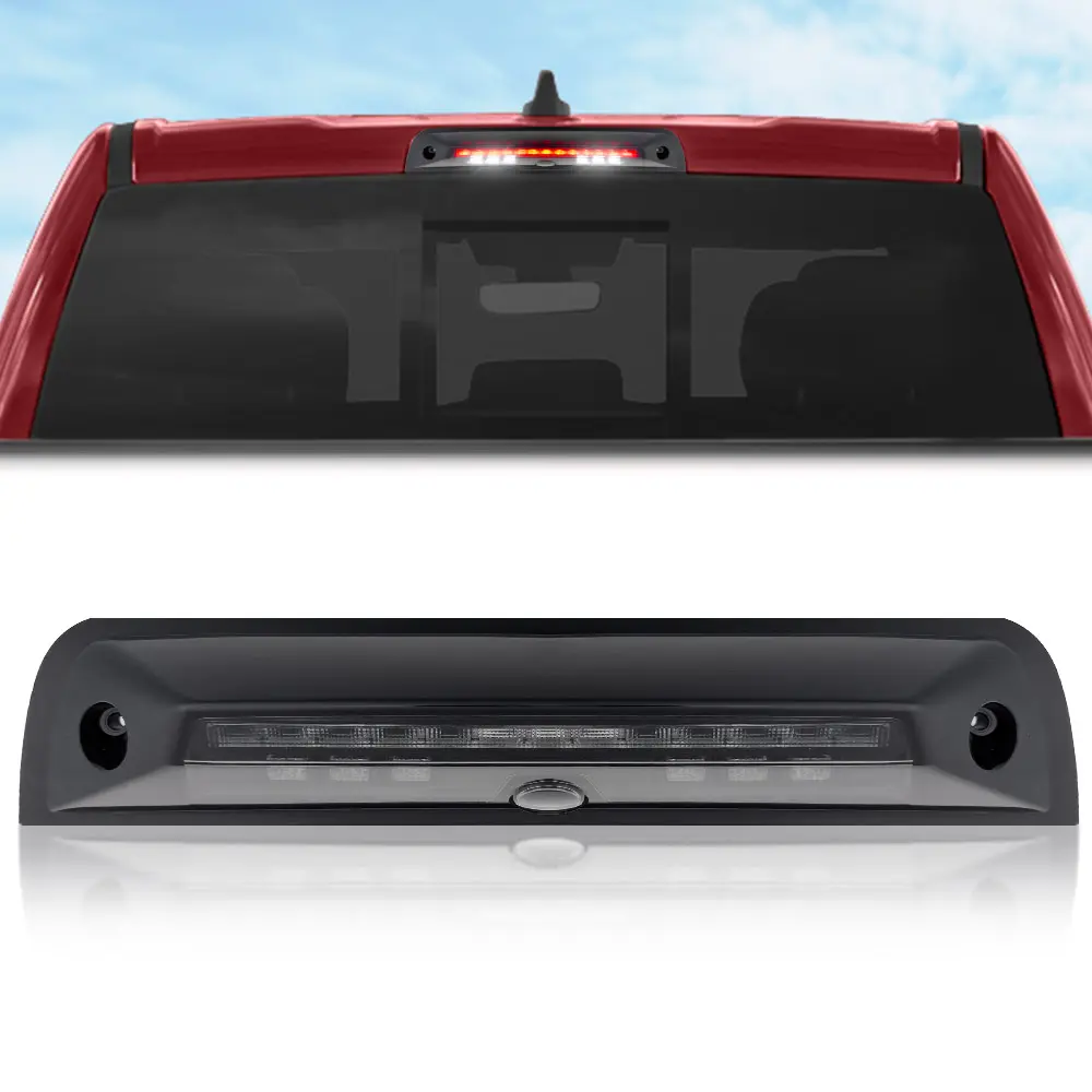 RECON Dodge 2019-25 RAM 1500 Ultra Bright Red LED 3rd Brake Light (For Models With Cargo Bed Camera) - Smoked & Clear Lens Styles