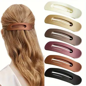 6 pieces matte hair clip for women – Strong hold acrylic hair clip, multiple colors, for styling and fixing all hair types, strong hold clips | Fashion hair clips |val clips