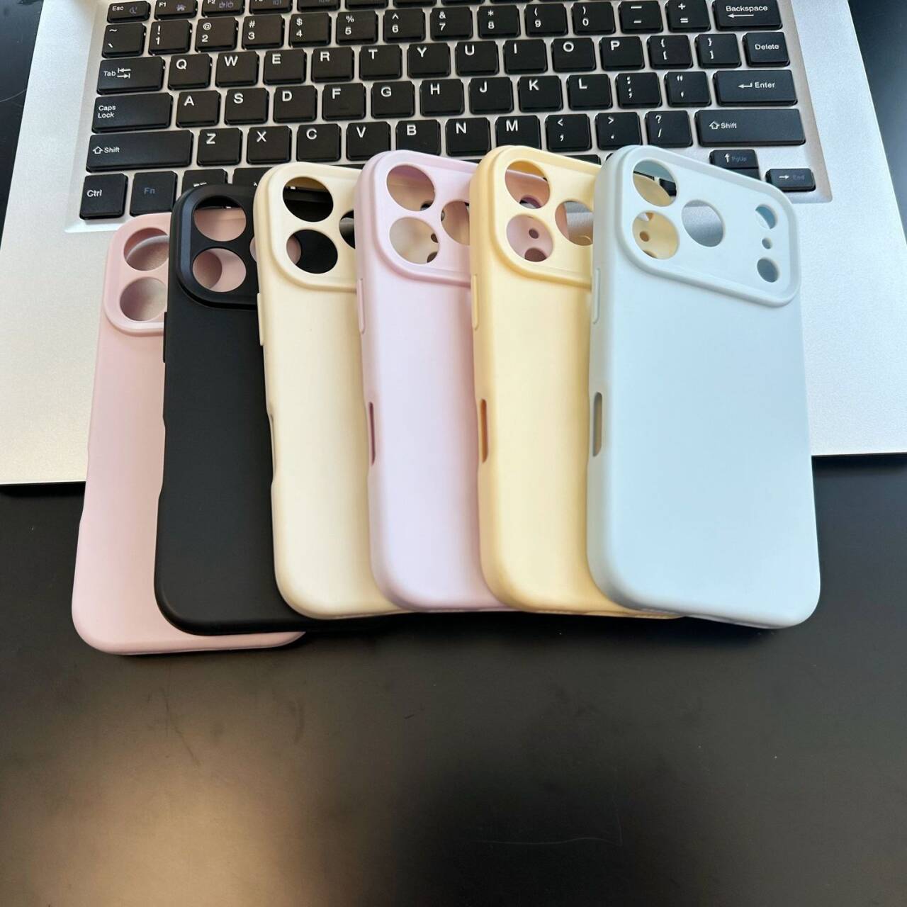 Cute Pastel Aesthetic Matte Soft Touch iPhone Case, Slim Silicone Shockproof Anti-Scratch Cover with Precise Camera Cutout For iPhone 17 16 15 14 13 Pro/Pro Max/Plus/Air Perfect Gift for Her/Him