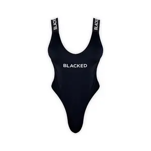 Blacked One Piece Swimsuit