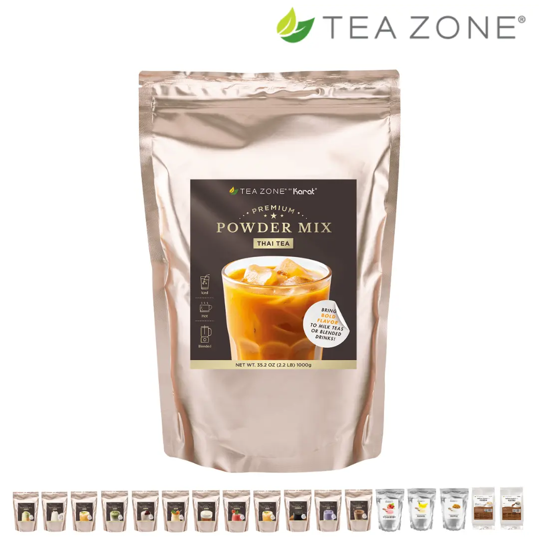 Tea Zone Boba Tea Powder - Perfect for boba tea, smoothies, slushies, milk teas and flavored tea Tea Zone Boba Tea Powder - Perfect for boba tea, smoothies, slushies, milk teas and flavored tea
