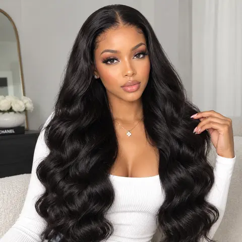 ISEE HAIR Body Wave 7x5 HD Lace Wear Go Wig Glueless Human Hair Wig with Pre-Cut Lace & Pre-Bleached Knots & Pre-Plucked Hairline Adjustable Breathable Cap & Drawstring Beginner Friendly Quick Install #TikTokShopFallDealsForYou