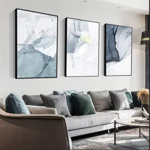 Canvas Framed Wall Art Large Size 24 X 32 Inch X 3 Pieces Of Modern Abstract Simple Posters Prints, Artwork Whether Hanging In The Living room Bedroom Kitchen Office Can Be Aesthetic Wall Decor