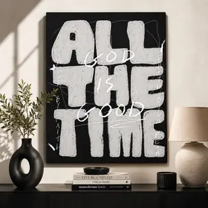 Modern Christian Wall Art Canvas Poster, Minimalist Bible Verse Print, Modern Art Design, Home Church Office Decor, Ready-To-Hang Framed, Ideal Gift tiktokshopspringglowup abstract