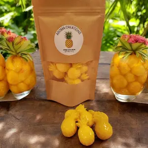 Piña Colada Wax Melts, Realistic Wax Food, Home Fragrance