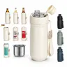 [MAXSO TikTokShopBackToSchool] 5-In-1 Stainless Steel Vacuum Insulated Can Cooler Tumbler, Detachable Drink Cover With Fizz Soda Lid, Leakproof Portable Holder For 12Oz 16Oz Regular Slim Cans, Bottled Beer & Tea