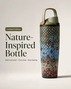 Owala Off the Hook 30oz – Trout-Inspired Outdoor Water Bottle for Fishing & Travel