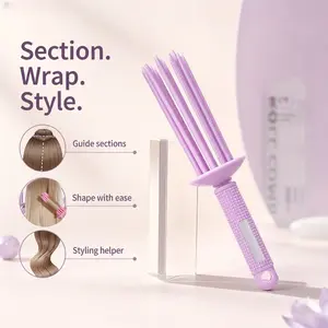 Round Hair Brush for Blow Dry Styling, Volumizing Curling Brush for Fluffy Curls & Smooth Hair, Salon Blowout Styling Tool for Women, Thick Curly & Fine Hair, Professional Hair Styling Comb