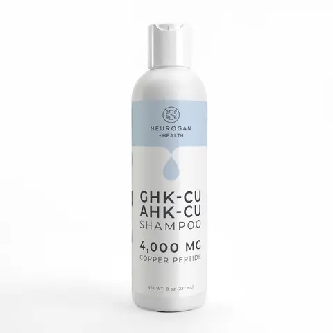 Neurogan Health GHK-Cu + AHK-Cu Copper Peptide Hair Support Shampoo, Haircare Cleanser, Healthy-Looking Scalp Care Liquid - 8oz