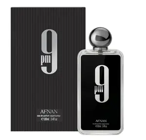 Afnan 9PM Eau de Parfum Spray for Men 3.4 oz - Amber, Vanilla Scent Perfume | Long Lasting scent | winter fragrance.