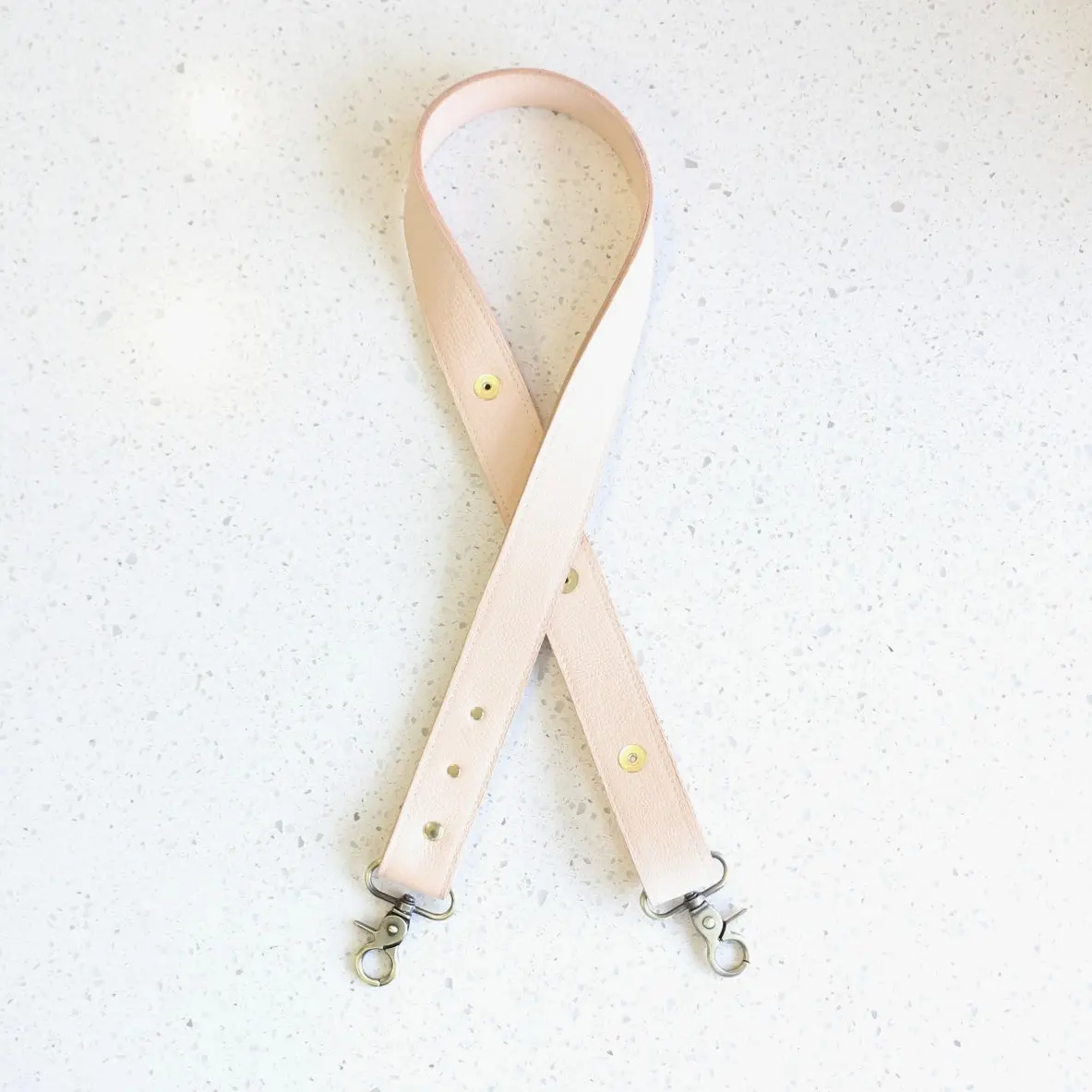 Skinny All Leather Strap - Natural