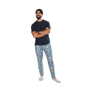 Memoi Men's Cheers! Tee & Lounge Pant Pajama Set