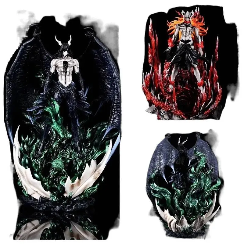 Bleach Kurosaki Ichigo with Horns Collectible Action Figure Blind Box Gift Keychain Series 9 Colorful Toy for Fans Urahime Shiba 2nd Stage