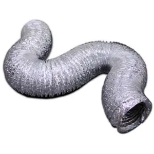 212 MAIN Lambro 516L 6 in. x 25 ft. Metalized HVAC Ventilation Ducts Connector, Puncture-Res. Household Appliance Accessory