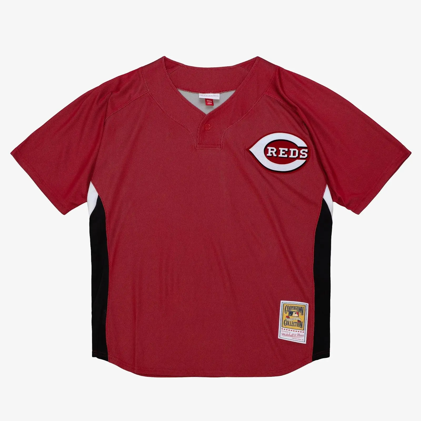 Ken Griffey Jr. Cincinnati Reds Red 2007 Authentic Batting Practice Player Jersey MLB Throwback Baseball Cooperstown Fan Gear Mitchell & Ness