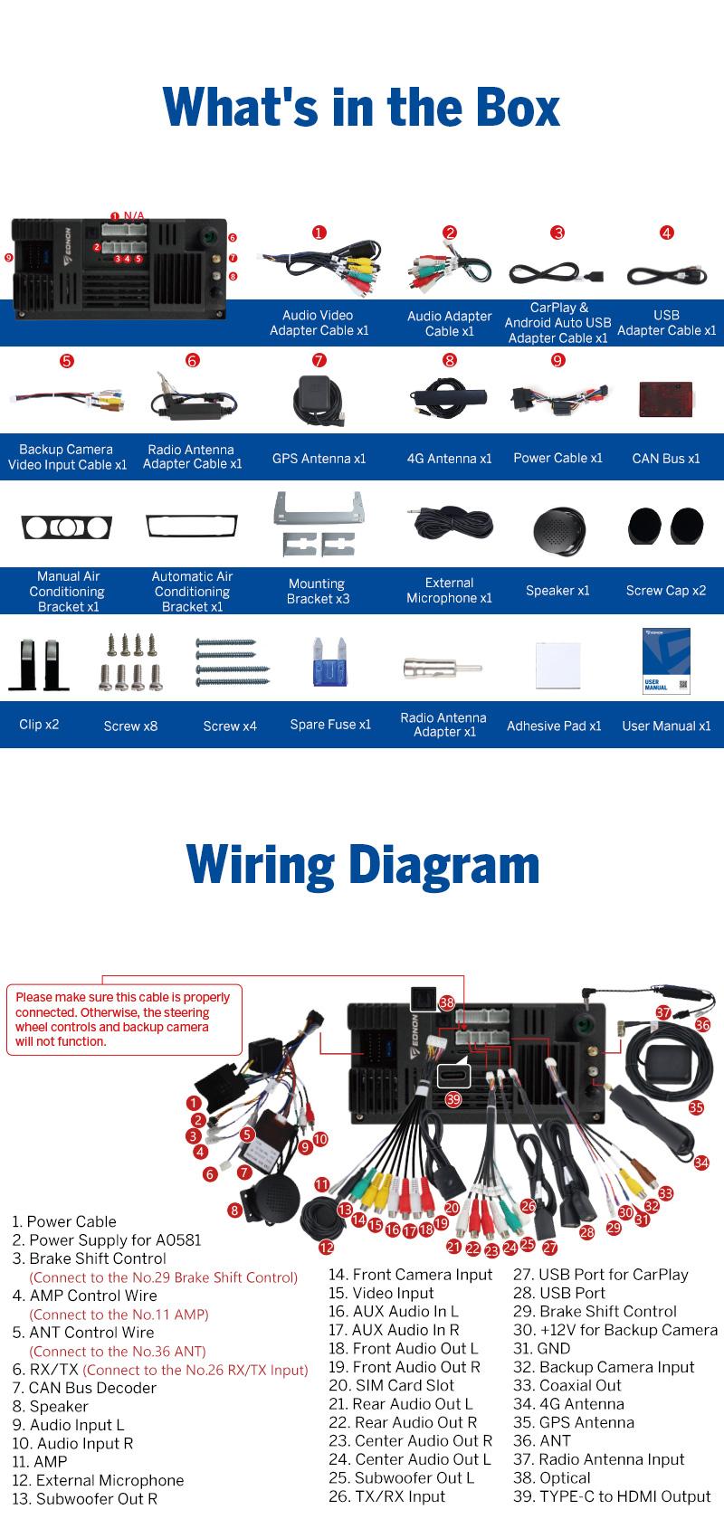 EONON Car Stereo for BMW 3 Series 325i, 328i, 330i, 335i (E90, E91, E92, E93) 2005-2013, BMW M3 2007-2012, Wireless CarPlay & Android Auto Car Radio, 9" Android 14 Touchscreen Head Unit, Bluetooth, GPS, Wi-Fi, Sub, SWC - E90X7A