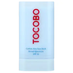 Tocobo Cotton Airy Sun Stick, SPF 50, 0.67 oz (19 g)