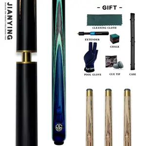 JIANYING Premium Snooker Cue Set (Including Case and Full Accessories) Length: 57 inches, Weight: 18–20 ounces, Tip Diameter: 10.2 mm Delivers precise shots | Christmas  The perfect gift for family