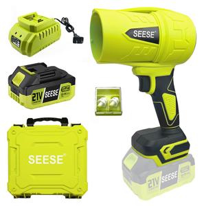 【TikTokShopHolidayHaul】SEESE High-Speed Cordless Blower for Car Drying – Brushless Turbo Motor, Battery Powered, Great for Snow, Dust & Garage Use Gift for Thanksgiving,Christmas,New Year