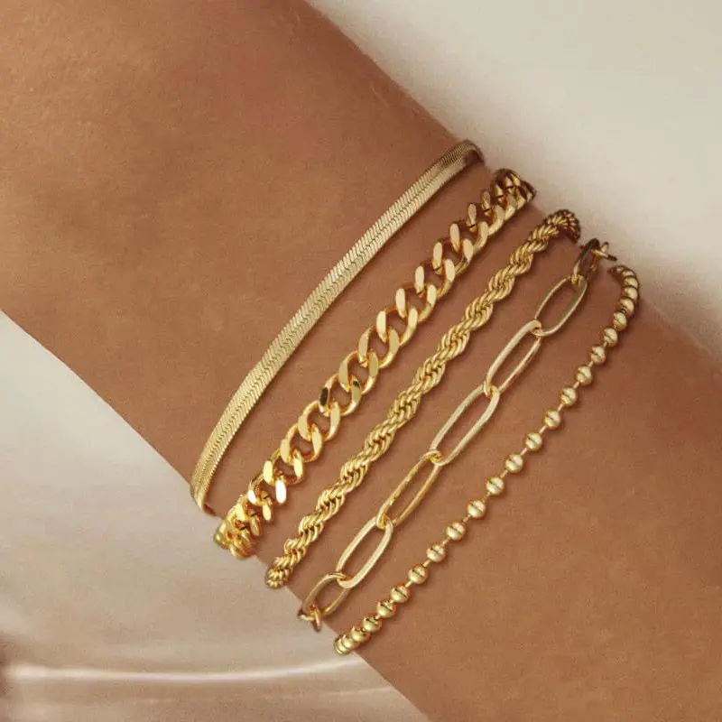 5 piece bracelet set